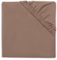 Drap-housse berceau Jollein - 40 50x80 90cm - jersey - café au lait