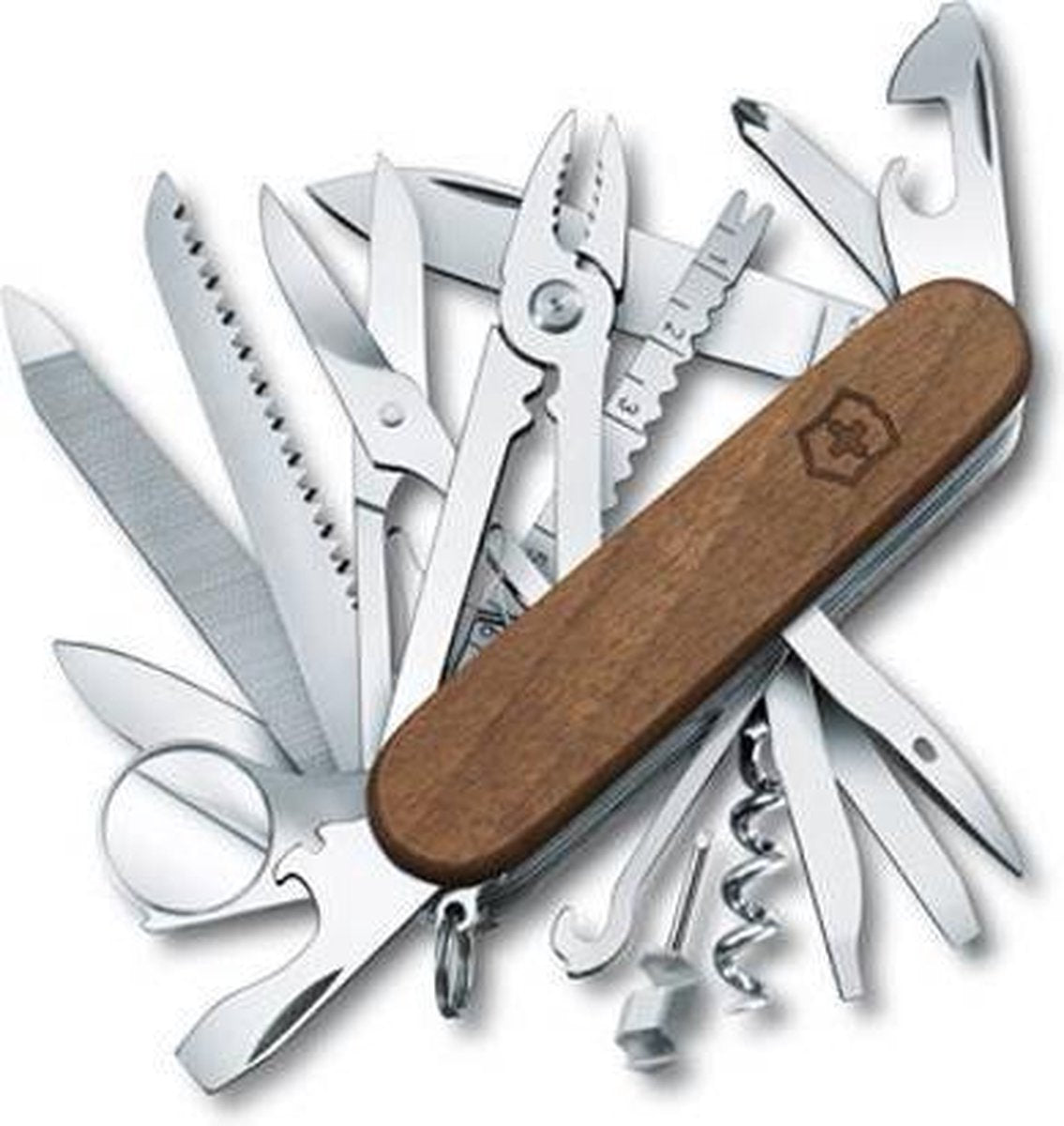 Couteau suisse en bois Victorinox swisschamp - 29 fonctions - bois