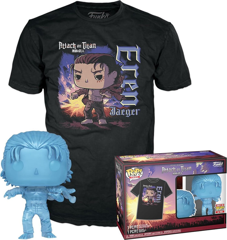Funko Pop ! Tee Box Animation : L'Attaque des Titans - Eren Jäger #1321 taille M