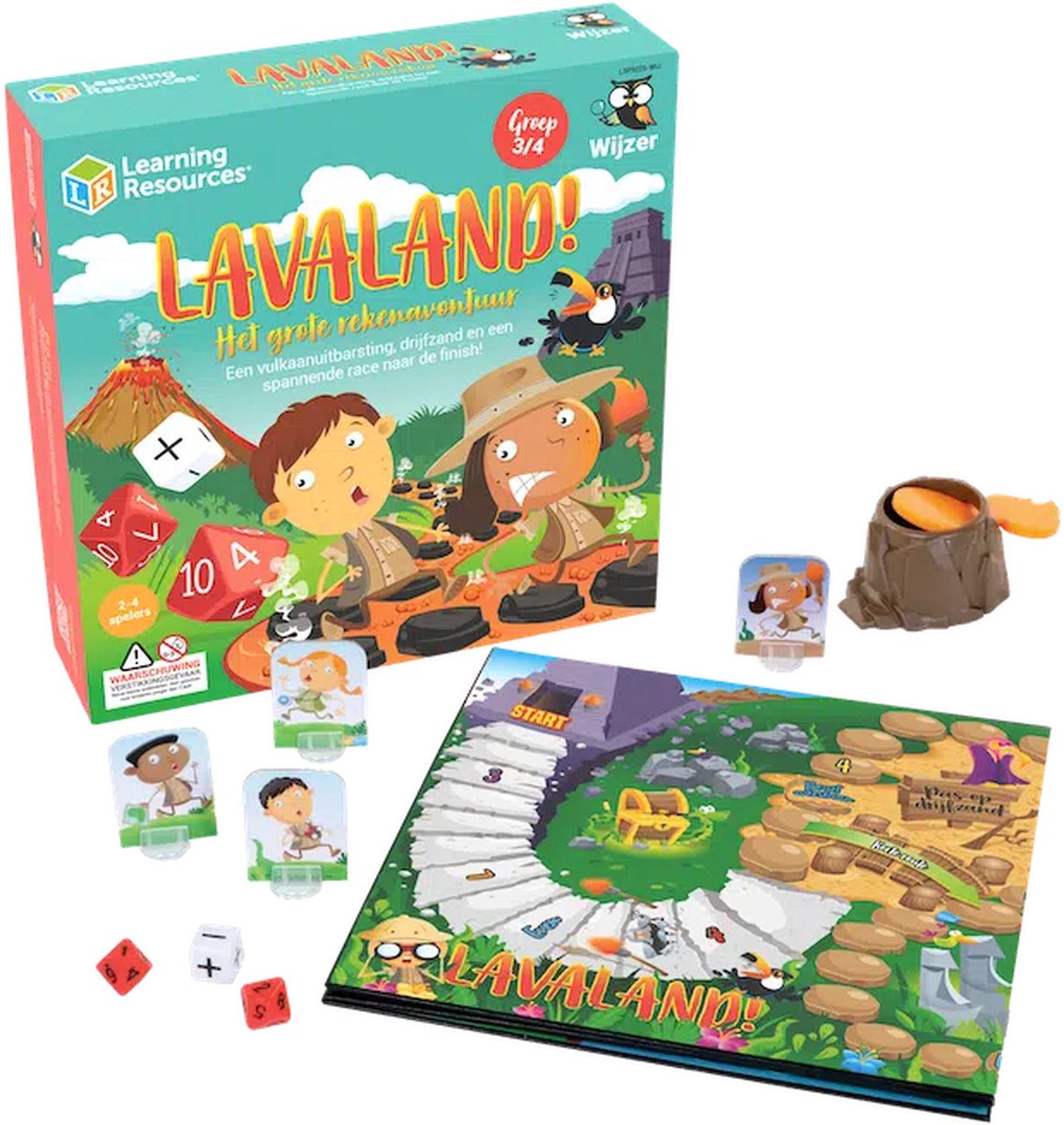 Pointeur sur le pointeur de l'école primaire lavaland - jeu de mathématiques pour les groupes 3 à 5 - pratique du comptage, de l'addition et de la soustraction -