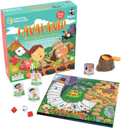 Pointeur sur le pointeur de l'école primaire lavaland - jeu de mathématiques pour les groupes 3 à 5 - pratique du comptage, de l'addition et de la soustraction -