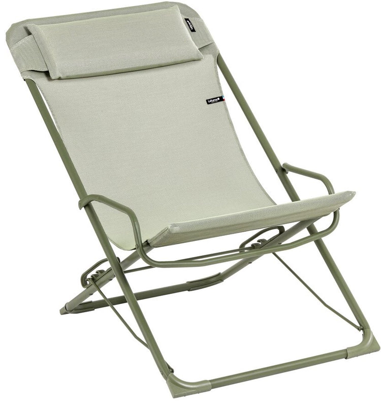 Lafuma transaswing - rocking chair - chaise de plage - chaise longue - réglable - pliable - batyline - mousse