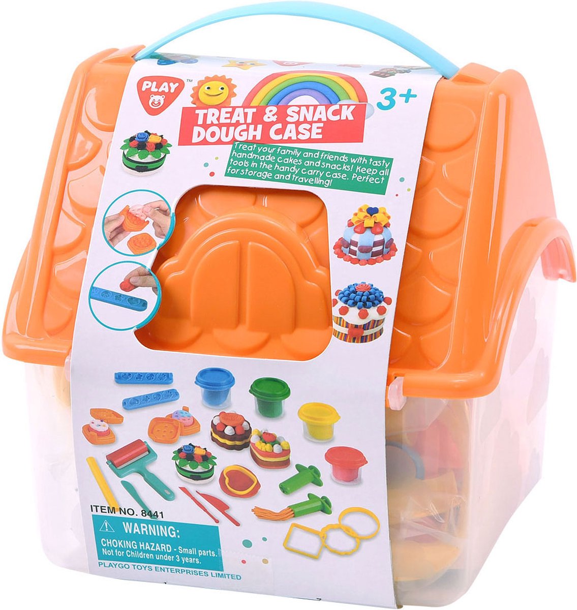 Jouez à des spécialités Kleiset dans la boîte de stockage, 4 pots d'argile