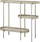 Table d'appoint Woood noan - bois métal - beige - 80x90x28