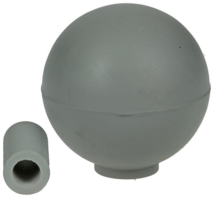 Mack 1047645 - boule de porte avec bouchon gris ø 35 mm 1 pièce pièce | 6 pièces