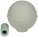 Mack 1047648 - boule de porte avec bouchon blanc ø 35 mm 1 pièce pièce | 6 pièces
