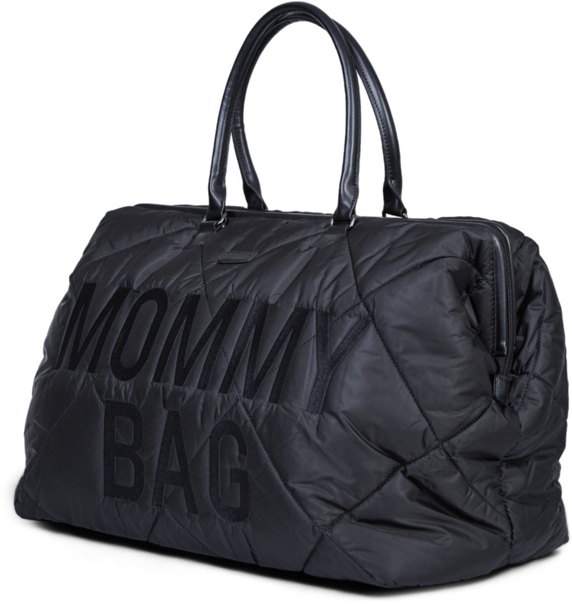 Sac d'allaitement Childhome mommy bag® - sac à langer rembourré - noir - spacieux hydrofuge - 55x30x40cm