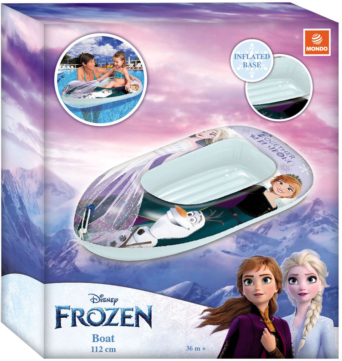 Mondo Boat gonflable Frozen, 112 cm