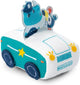 Lilliputiens - voiture de police à retrait - Marius l'hippopotame