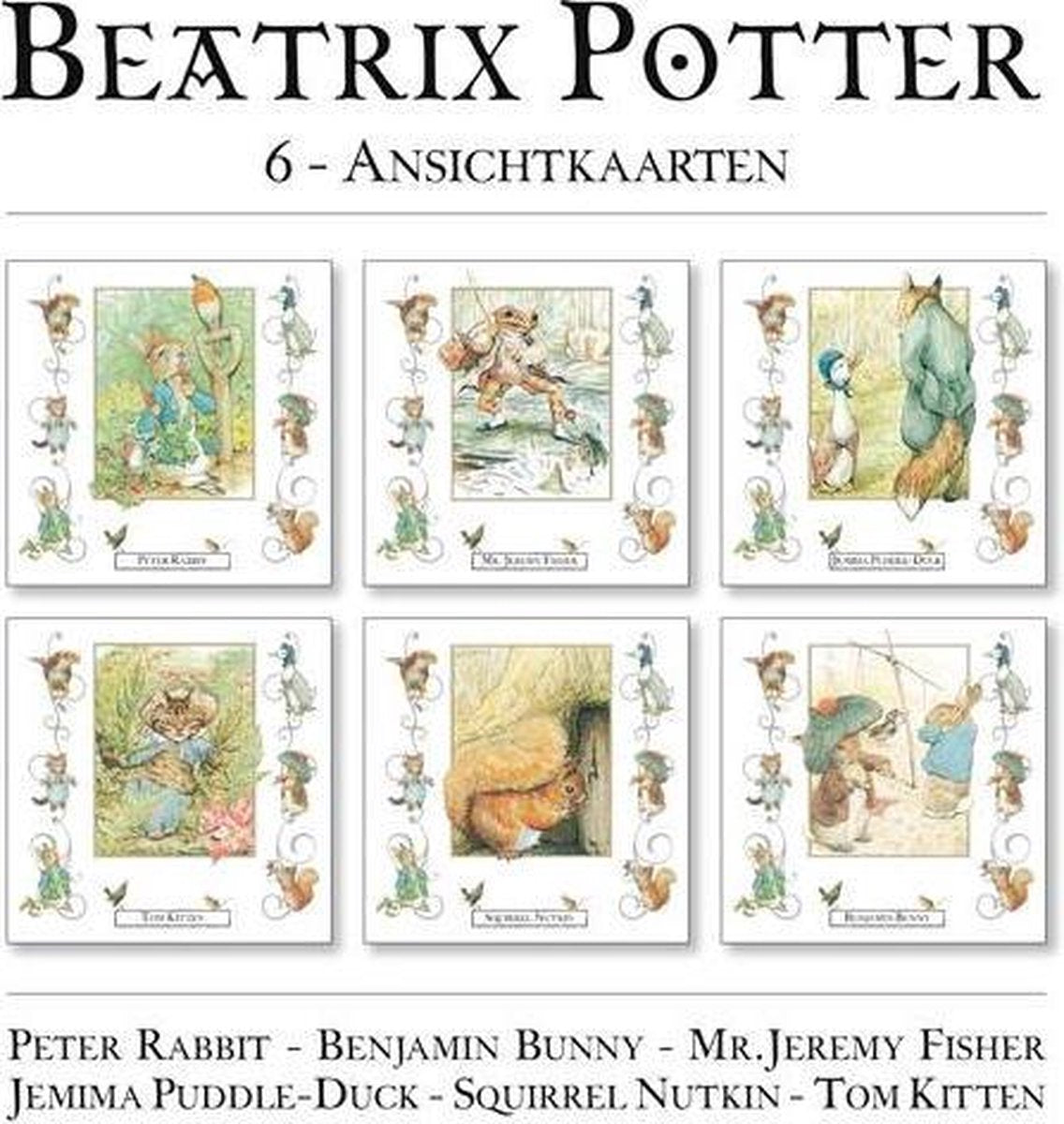 Cartes postales Beatrix Potter