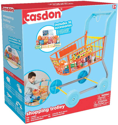 Caddie de jouets Casdon - Caddie coloré pour enfants.