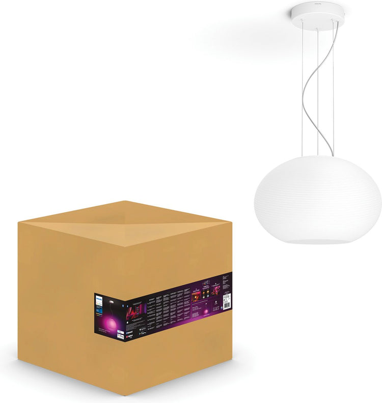 Lampe suspendue Philips Hue Flourish - lumière blanche et colorée