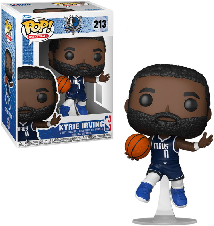 Funko NBA Légendes Pop! figurine sportive en vinyle Mavericks - Kyrie Irving 9 cm pop! chiffre