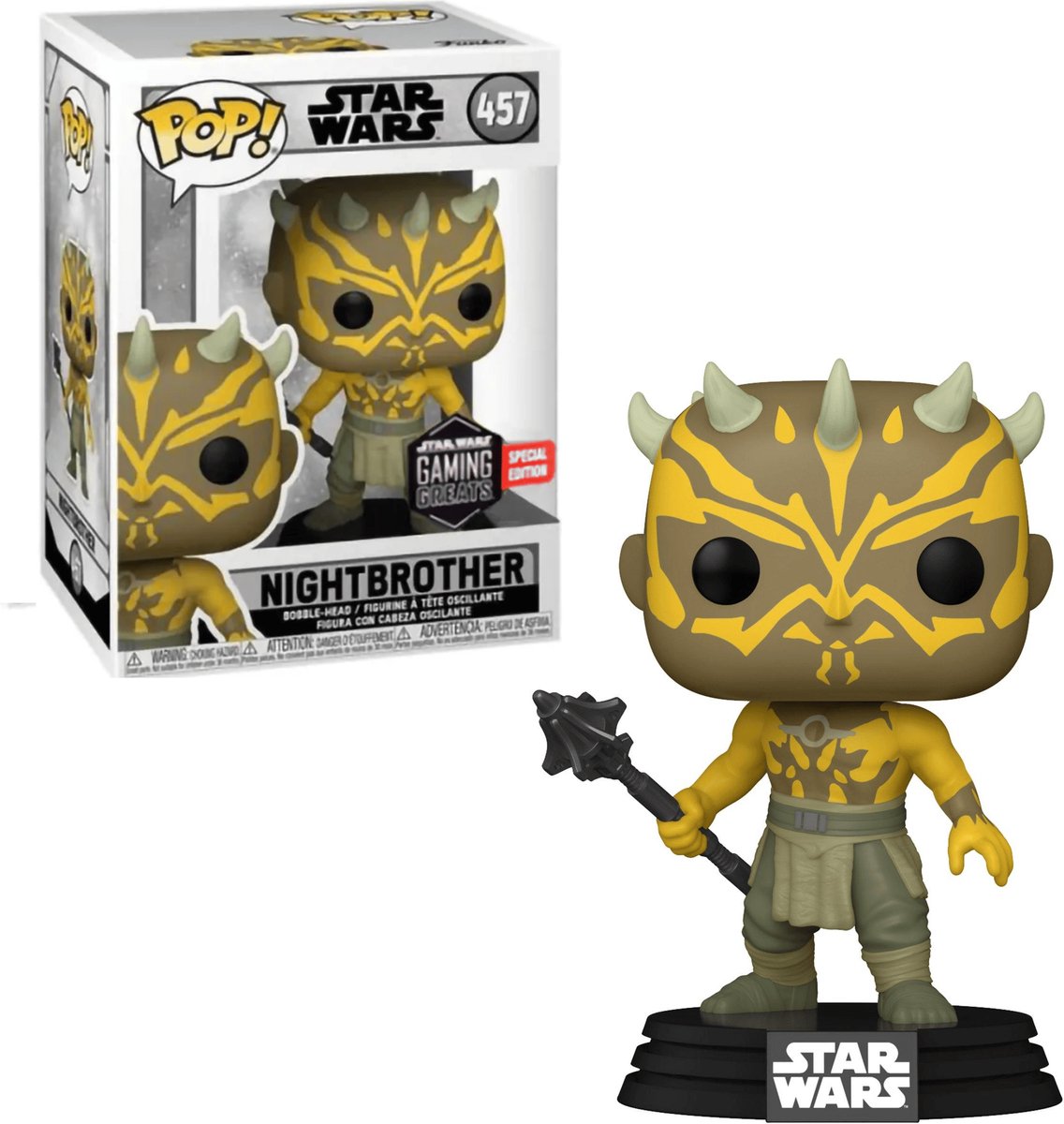 Funko-pop ! Star Wars - Nightbrother #457 édition spéciale des grands du jeu