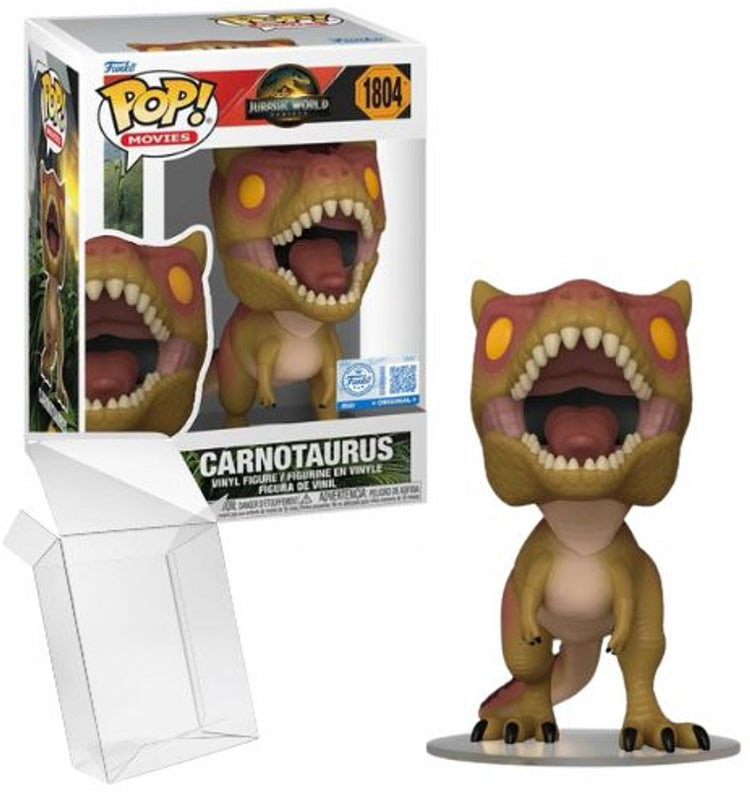 Funko-pop ! films : renaissance du monde jurassique - carnotaurus #1804 exclusif