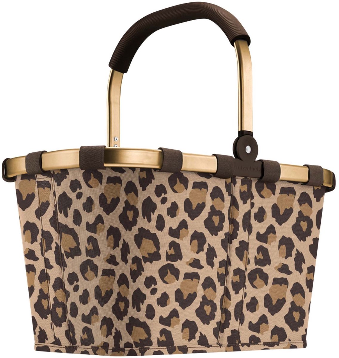 Panier de courses Reisenthel carrybag - 22l - cadre leo macchiato marron
