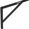 1059324 - support étagère renforcé noir 200x300 | 10 pièces