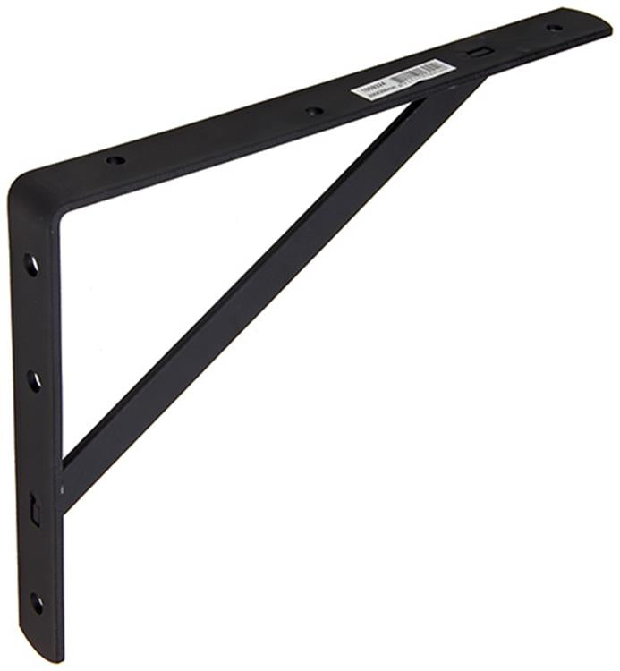 1059324 - support étagère renforcé noir 200x300 | 10 pièces