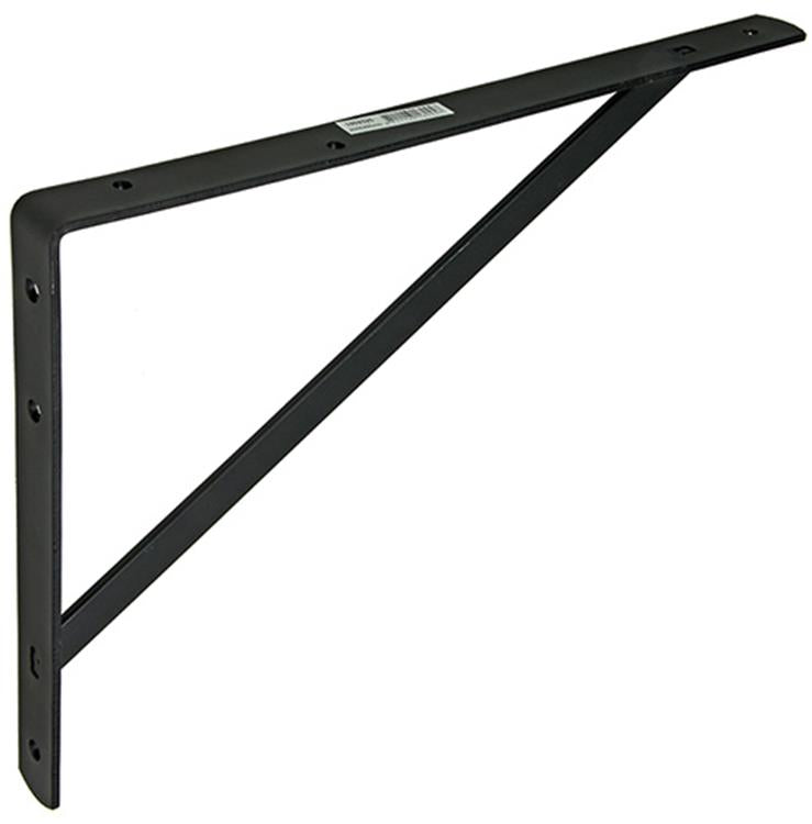 1059325 - support étagère renforcé noir 250x400 | 10 pièces