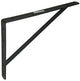 1059325 - support étagère renforcé noir 250x400 | 10 pièces