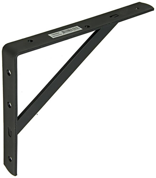 1060004 - support étagère renforcé noir 200x250 | 10 pièces