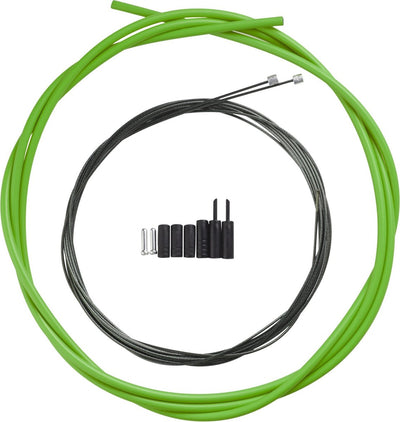Jeu de câbles de dérailleur Shimano ot-sp41 optislick vert 11 pièces