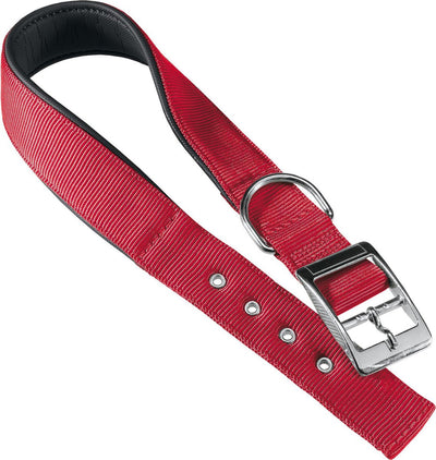 Ferplast collier pour chien daytona 53 x 2,5 cm acier nylon rouge