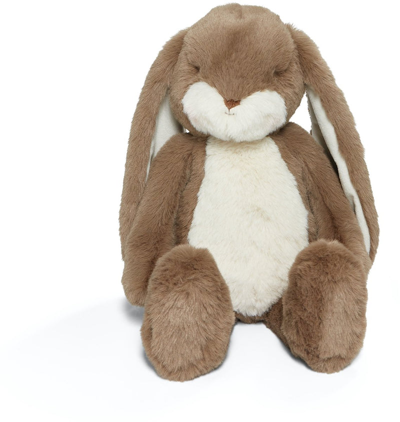 Bunnies by the bay disquette grignoter lapin - peluche - peluche pour enfants - détails brodés - caramel - 34 cm