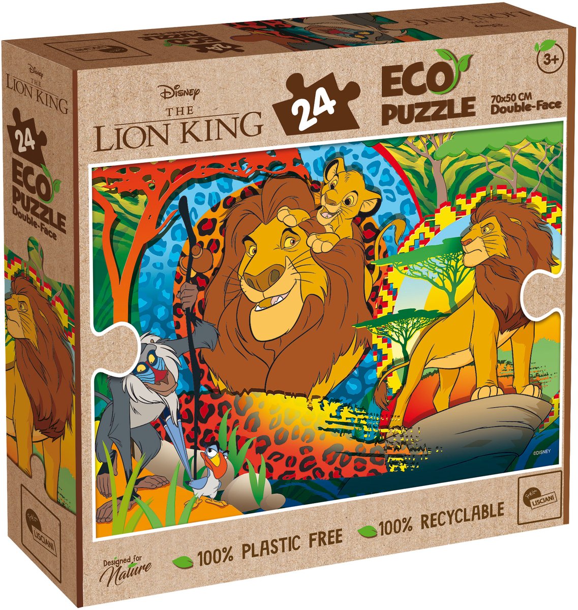 Lisciani Disney Eco Puzzle Df Roi Lion 24
