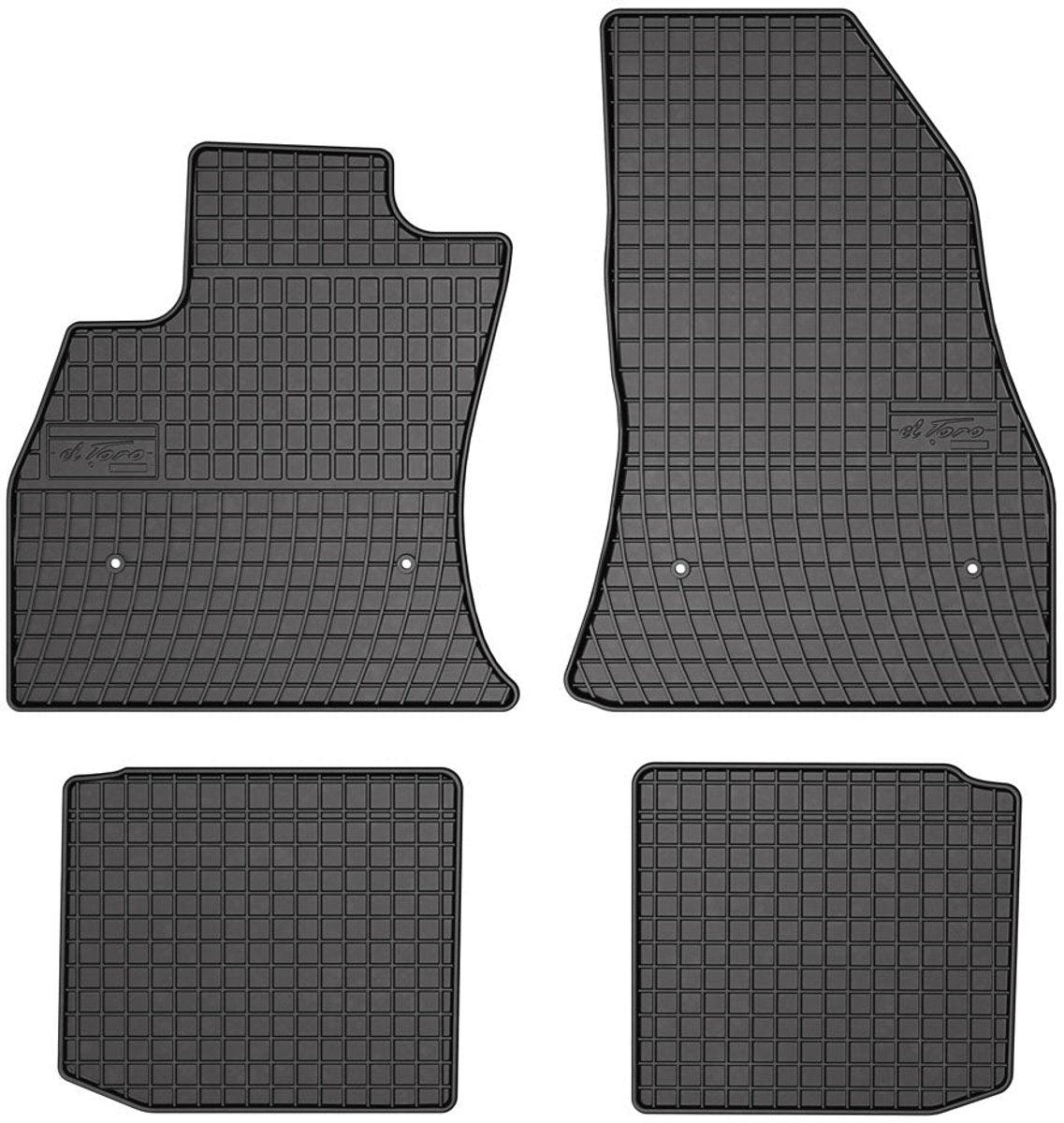 Tapis en caoutchouc Frogum Fiat 500l 2012-2017 -