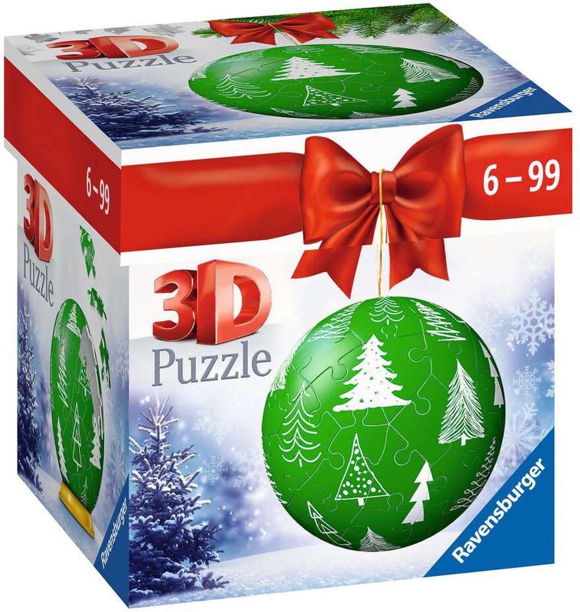 Ravensburger Boule de Noël norvégienne - Puzzle 3D - Puzzle Ball