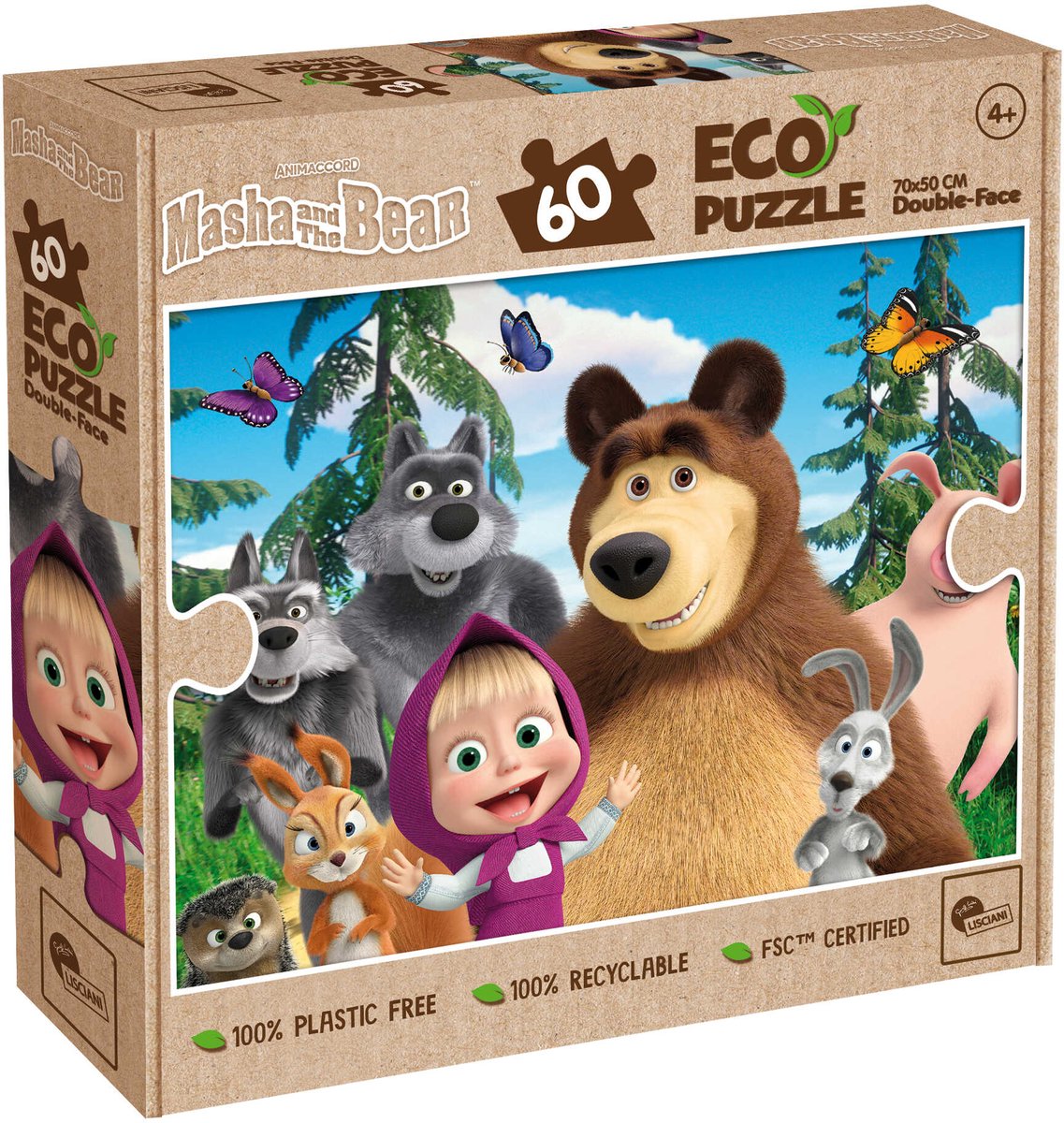 Lisciani masha df eco puzzle 60
