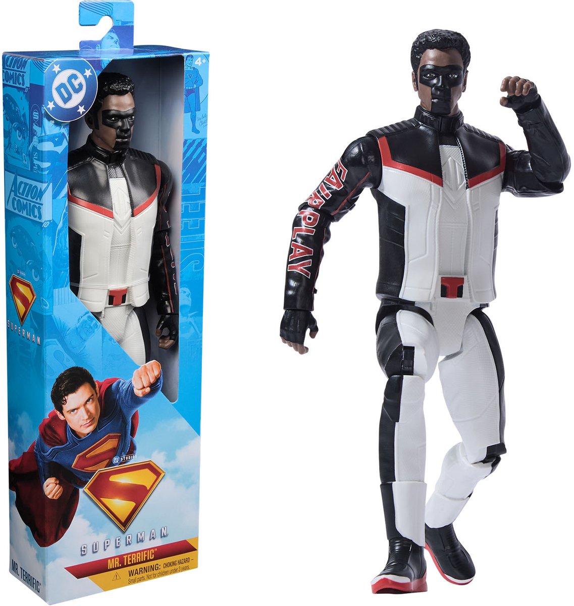 DC Comics, figurine de super-héros Superman Mr Terrific de 30 cm, jouet pour enfant, jeu fantastique