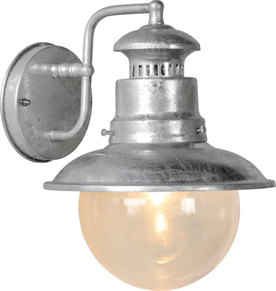 Lucide figo - applique intérieur extérieur - ø 21,5 cm - 1xe27 - ip44 - zinc
