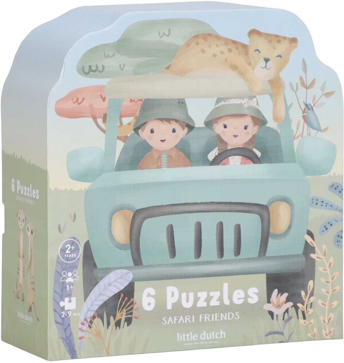 Puzzle Little Dutch Safari Friends FSC