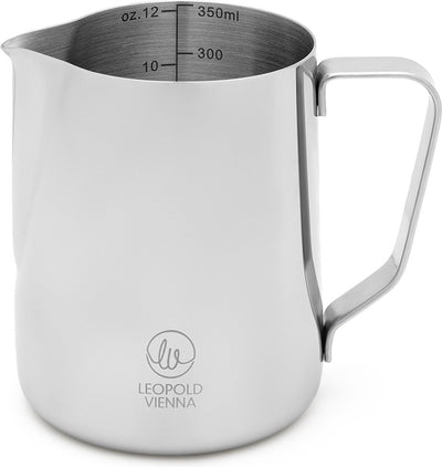 Leopold Vienne - mousseur à lait canette salento 350ml acier inoxydable