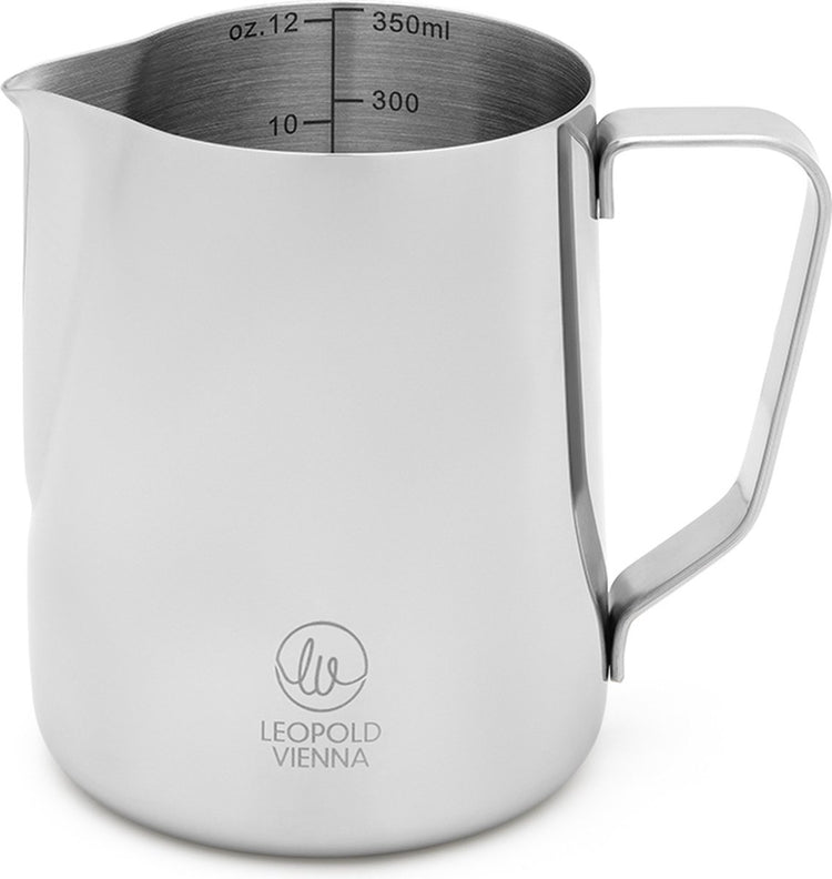 Leopold Vienne - mousseur à lait canette salento 350ml acier inoxydable