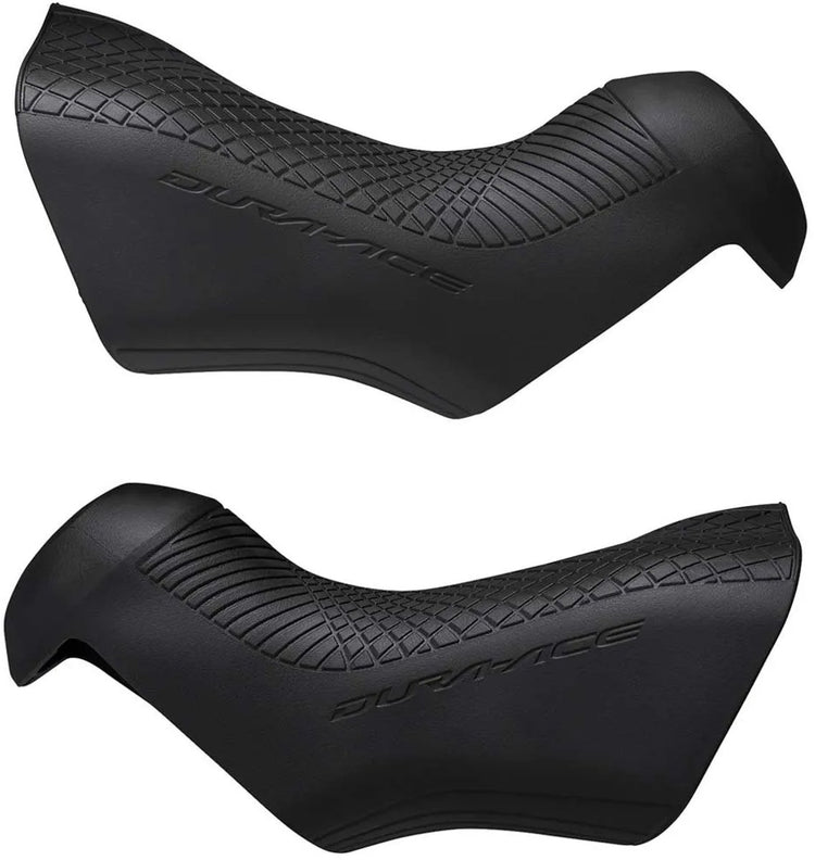 Caoutchoucs de levier de frein Shimano Dura Ace R9170 Di2 Disc Control noir, argent