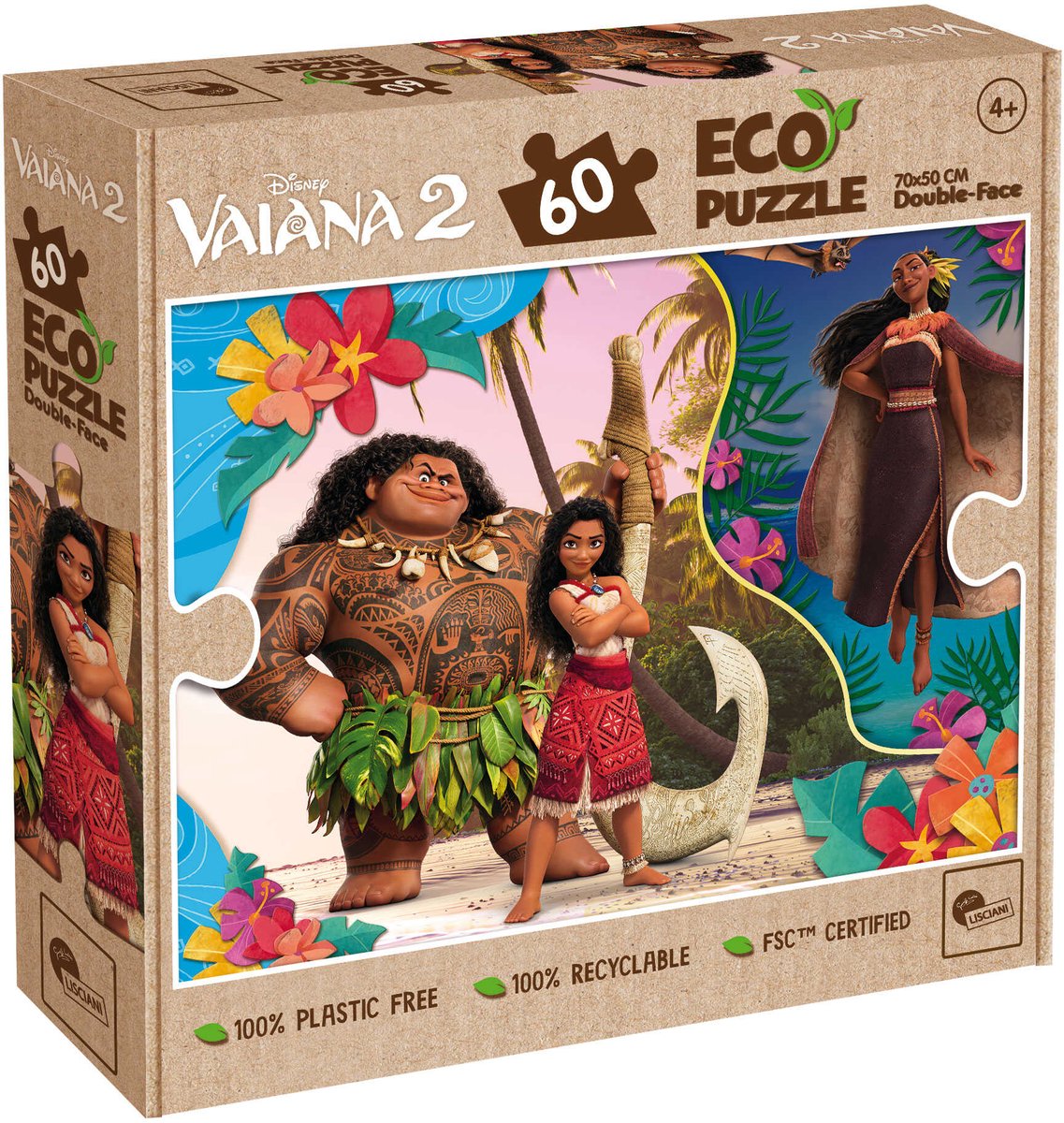 Lisciani Disney Eco Puzzle Df Océanie 60