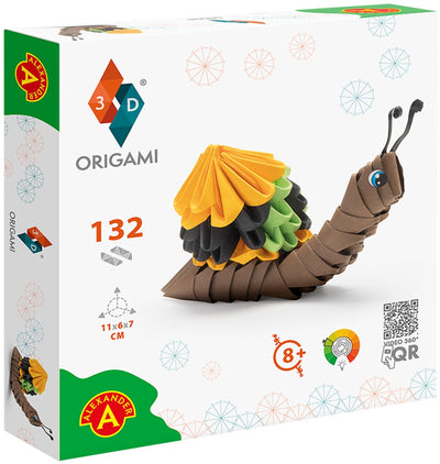 Alexander Toys modèle 3D en papier d'escargot origami