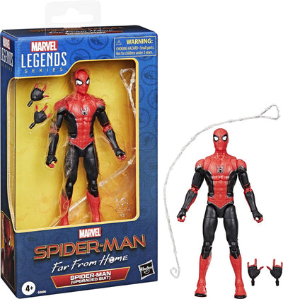 Hasbro Marvel Legends Series Spider-Man (costume amélioré) de Spider-Man : loin de chez soi, figurine d'action