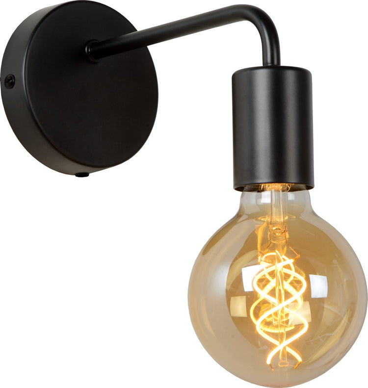Lucide scott - applique - 1xe27 - noir
