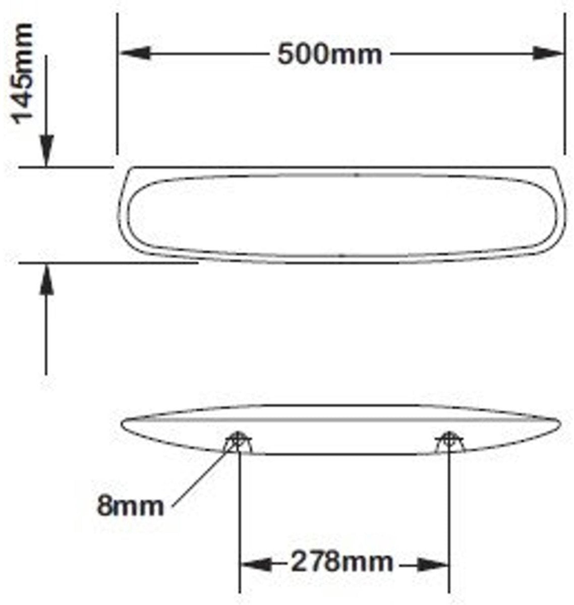 Plieger spring bruxelles étagère 50cm blanc