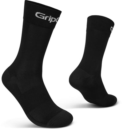 Gripgrab - chaussettes de cyclisme d'été coupe haute ride 1 paire de chaussettes de cyclisme coolmax hautes - unisexe - noir