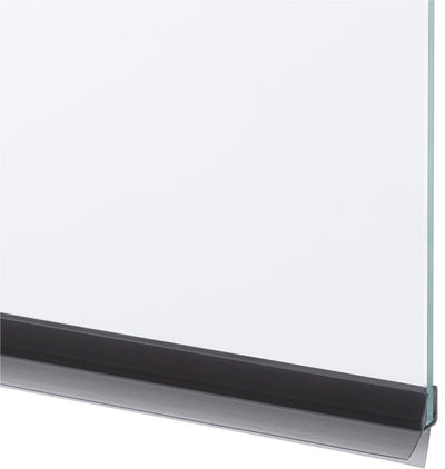 Sealskin - bande anti-fuite - profil d'étanchéité horizontal universel 6 8mm, 1 mètre - noir transparent