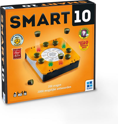 Megableu smart 10 - le jeu de quiz social - jeu de société éducatif pour les amateurs de quiz - 2 à 8 joueurs - facile à transporter