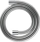Flexible de douche Duravit 160 cm – pivotant anti-torsion – anti-torsion – plastique aspect métal – universel 1 2 – chrome brillant