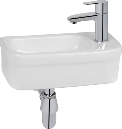 Fontaine euro Grohe - céramique - 37 x 18 cm - blanc
