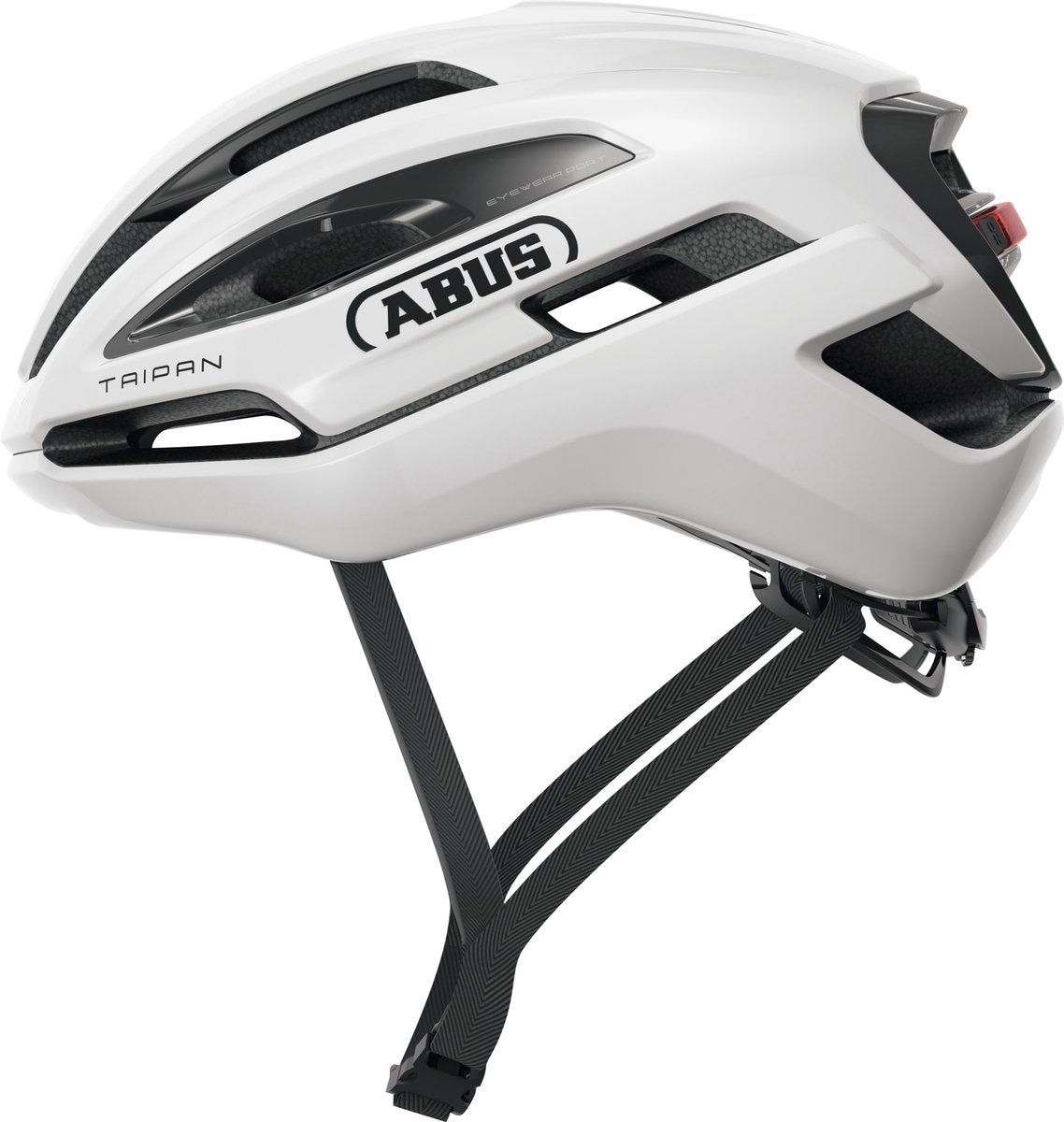 Abus casque taipan led blanc brillant m 54-58cm