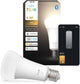 Ampoule LED intelligente Philips Hue A67, lumière blanc chaud, culot E27